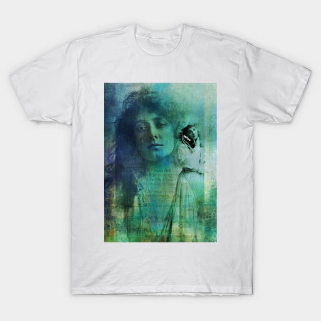 Collage Art Julia Marlowe T-Shirt by Floral Your Life!